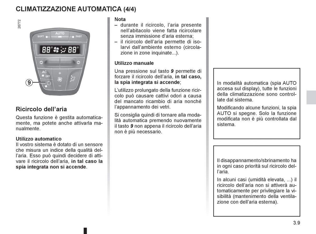 Renault Laguna III 3 manuale del proprietario / page 131