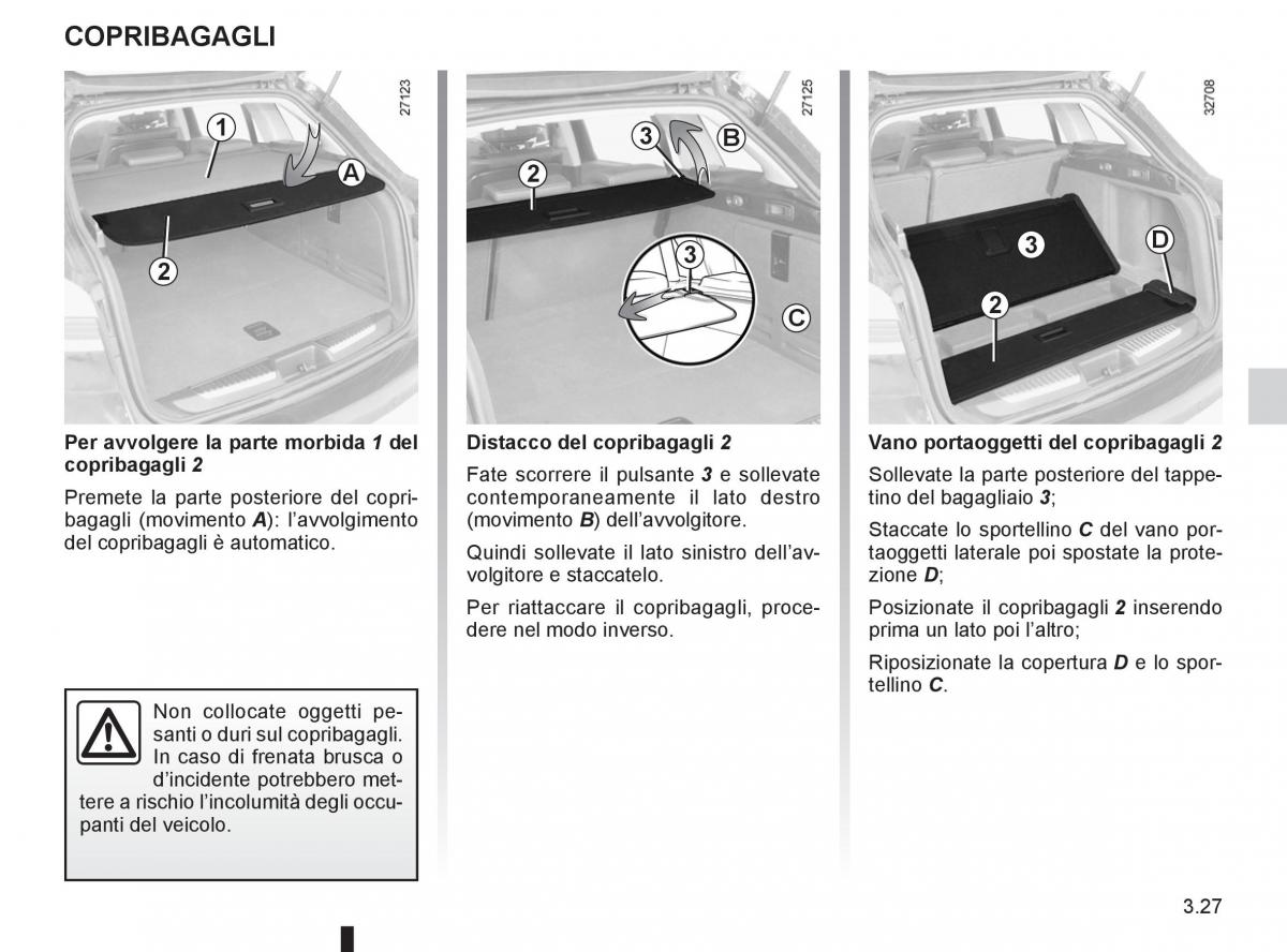 Renault Laguna III 3 manuale del proprietario / page 149