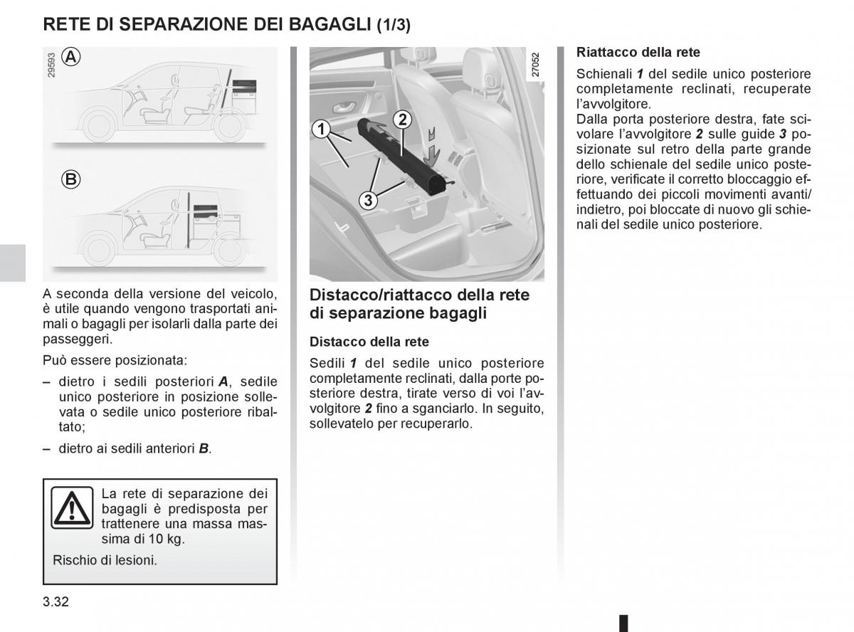 Renault Laguna III 3 manuale del proprietario / page 154