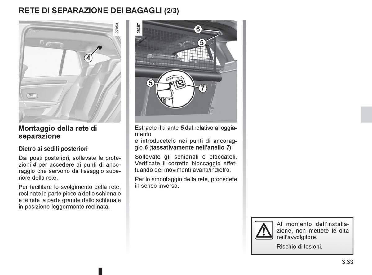 Renault Laguna III 3 manuale del proprietario / page 155