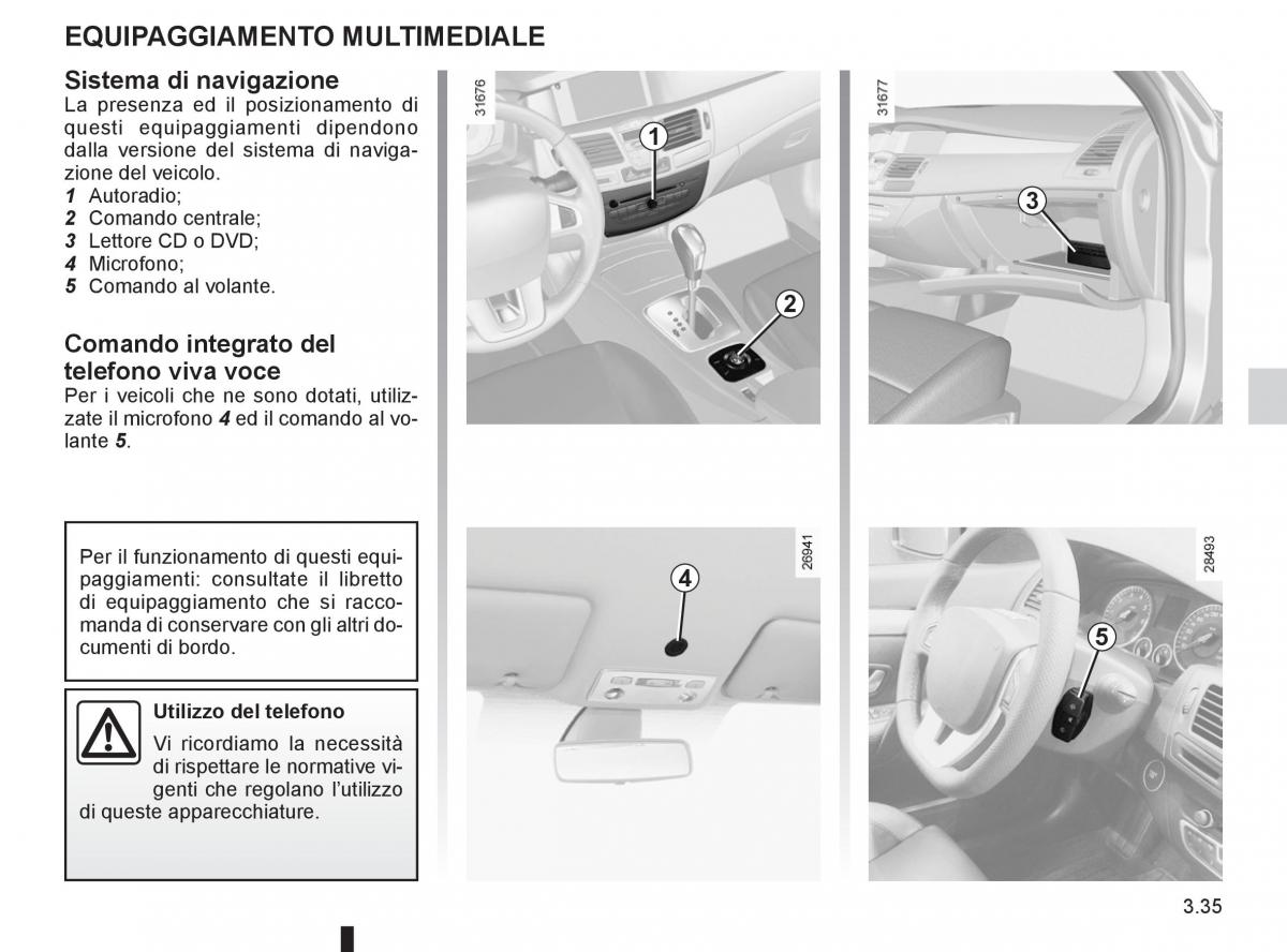 Renault Laguna III 3 manuale del proprietario / page 157