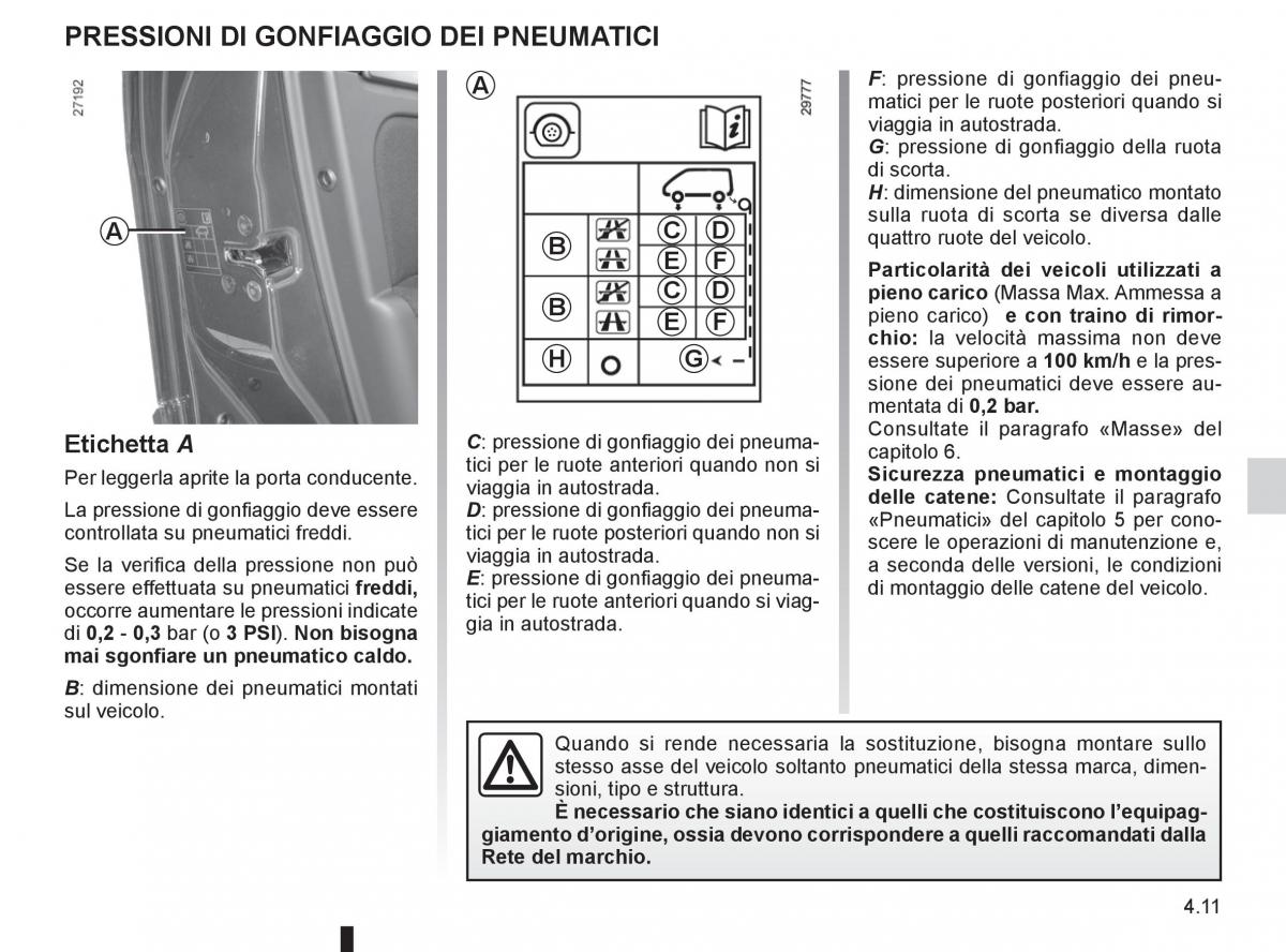 Renault Laguna III 3 manuale del proprietario / page 169