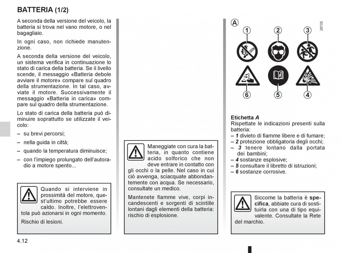 Renault Laguna III 3 manuale del proprietario / page 170