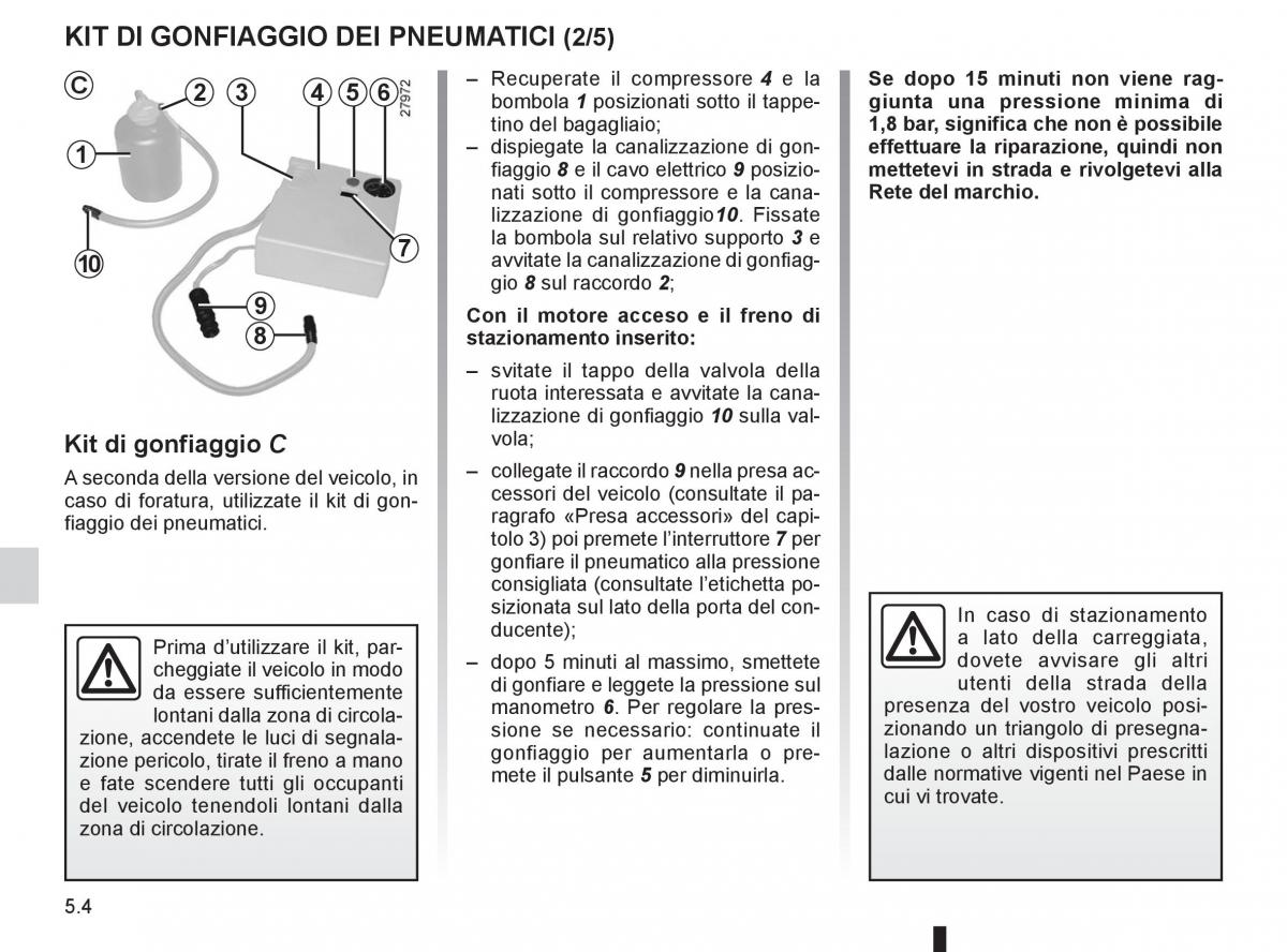 Renault Laguna III 3 manuale del proprietario / page 180