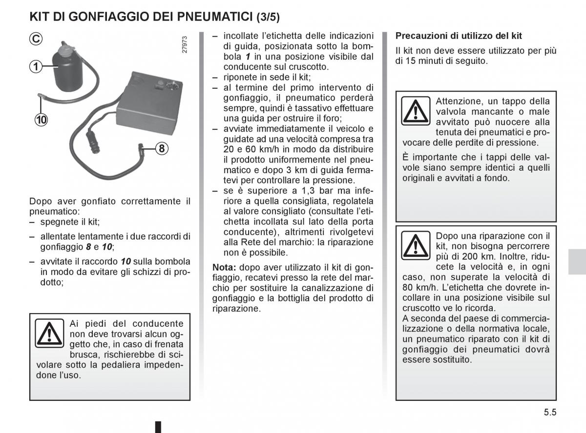 Renault Laguna III 3 manuale del proprietario / page 181