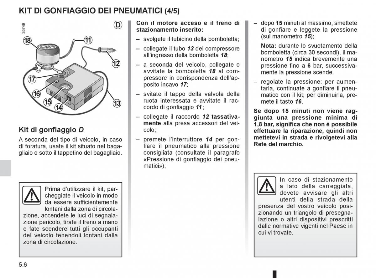 Renault Laguna III 3 manuale del proprietario / page 182