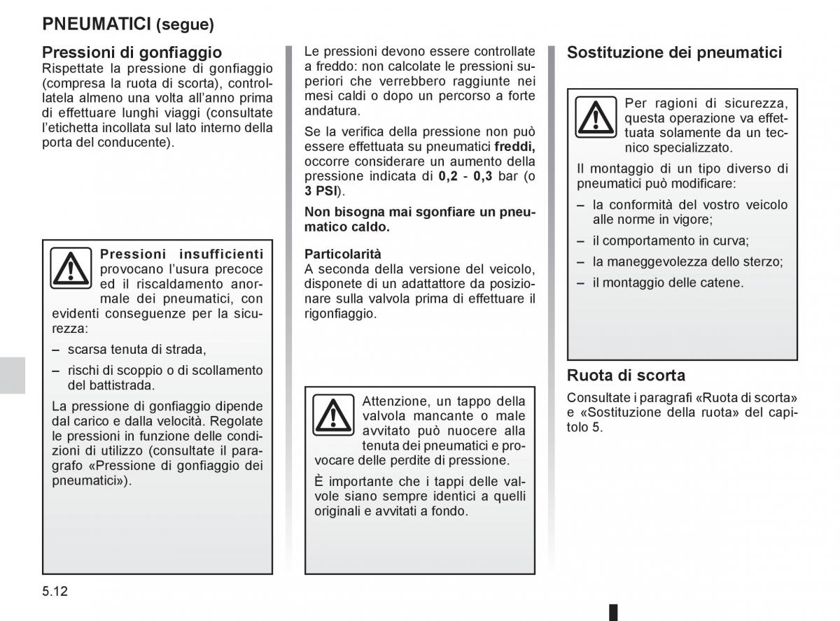 Renault Laguna III 3 manuale del proprietario / page 188