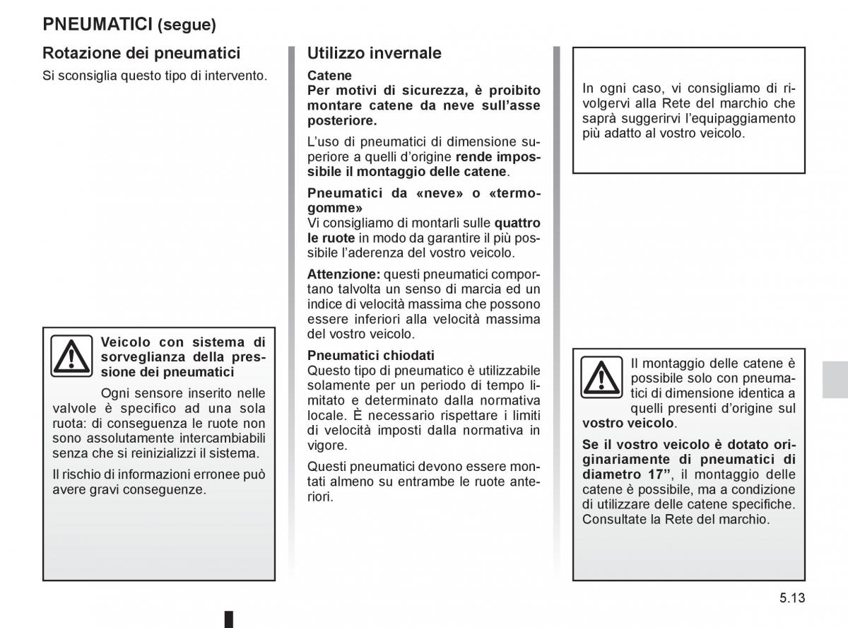 Renault Laguna III 3 manuale del proprietario / page 189