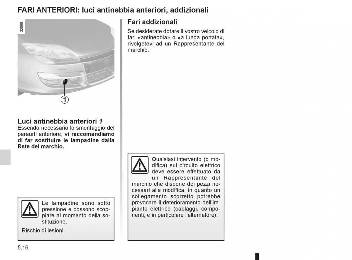 Renault Laguna III 3 manuale del proprietario / page 192