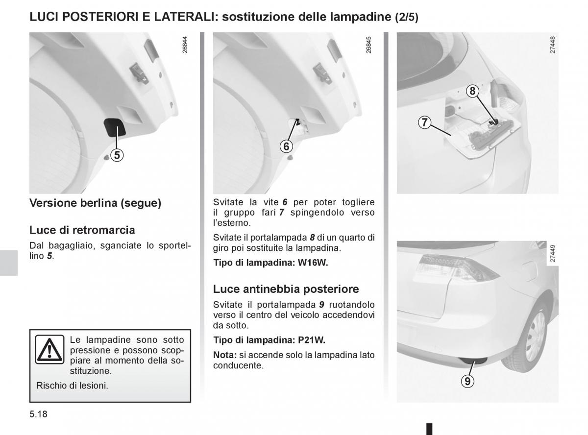 Renault Laguna III 3 manuale del proprietario / page 194