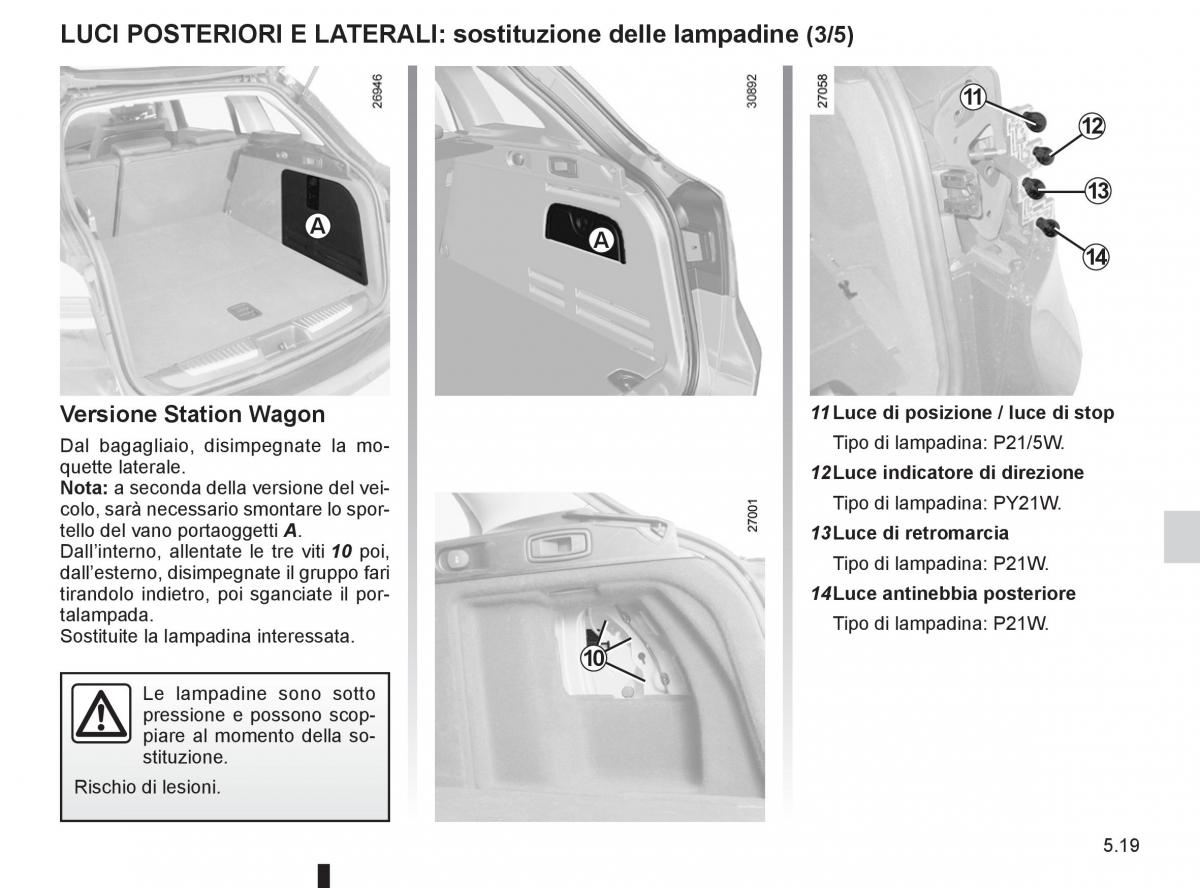 Renault Laguna III 3 manuale del proprietario / page 195