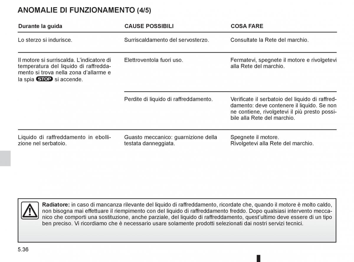 Renault Laguna III 3 manuale del proprietario / page 212