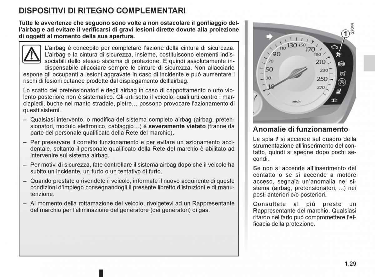 Renault Laguna III 3 manuale del proprietario / page 35