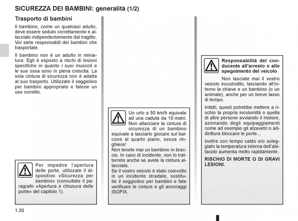 Renault Laguna III 3 manuale del proprietario / page 36