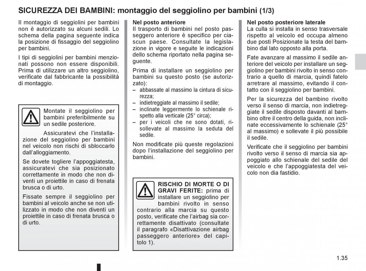 Renault Laguna III 3 manuale del proprietario / page 41