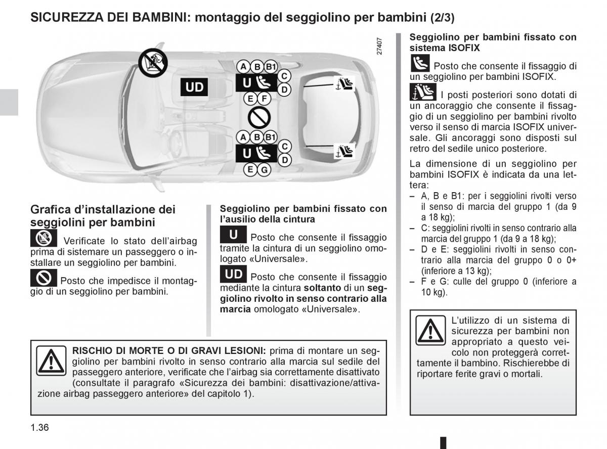 Renault Laguna III 3 manuale del proprietario / page 42