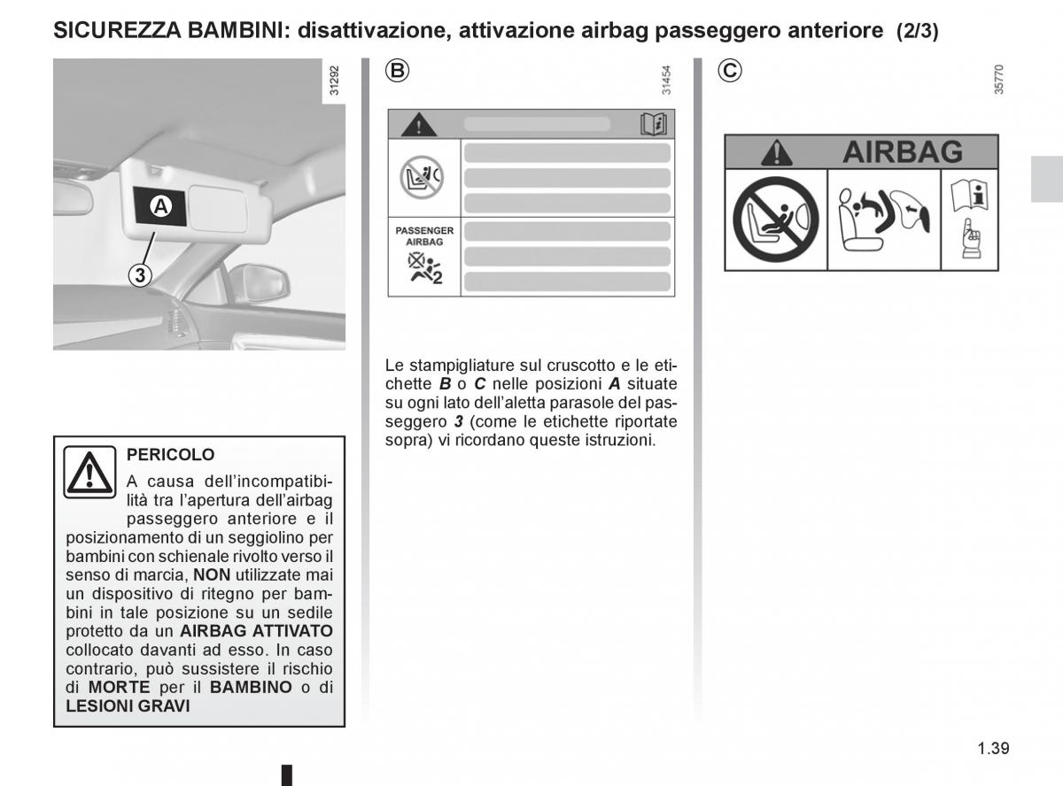 Renault Laguna III 3 manuale del proprietario / page 45