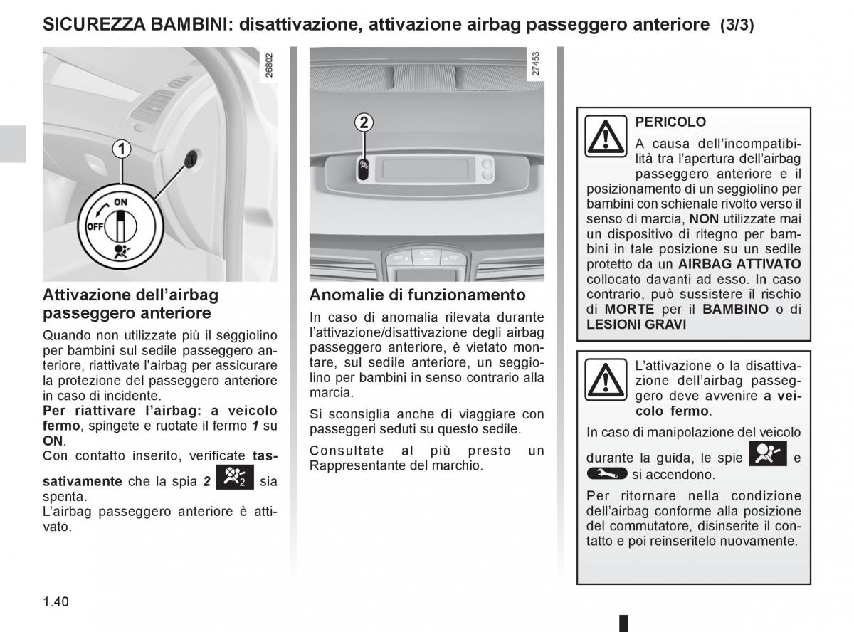 Renault Laguna III 3 manuale del proprietario / page 46