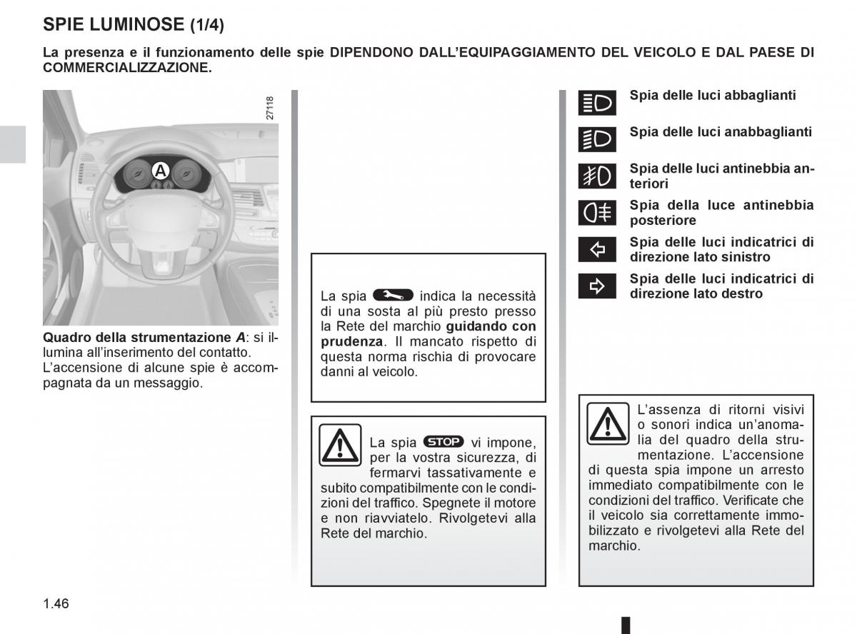 Renault Laguna III 3 manuale del proprietario / page 52