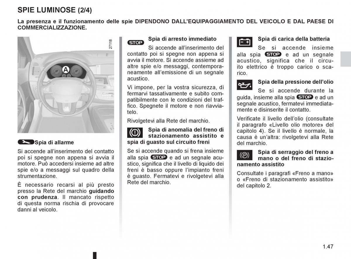 Renault Laguna III 3 manuale del proprietario / page 53