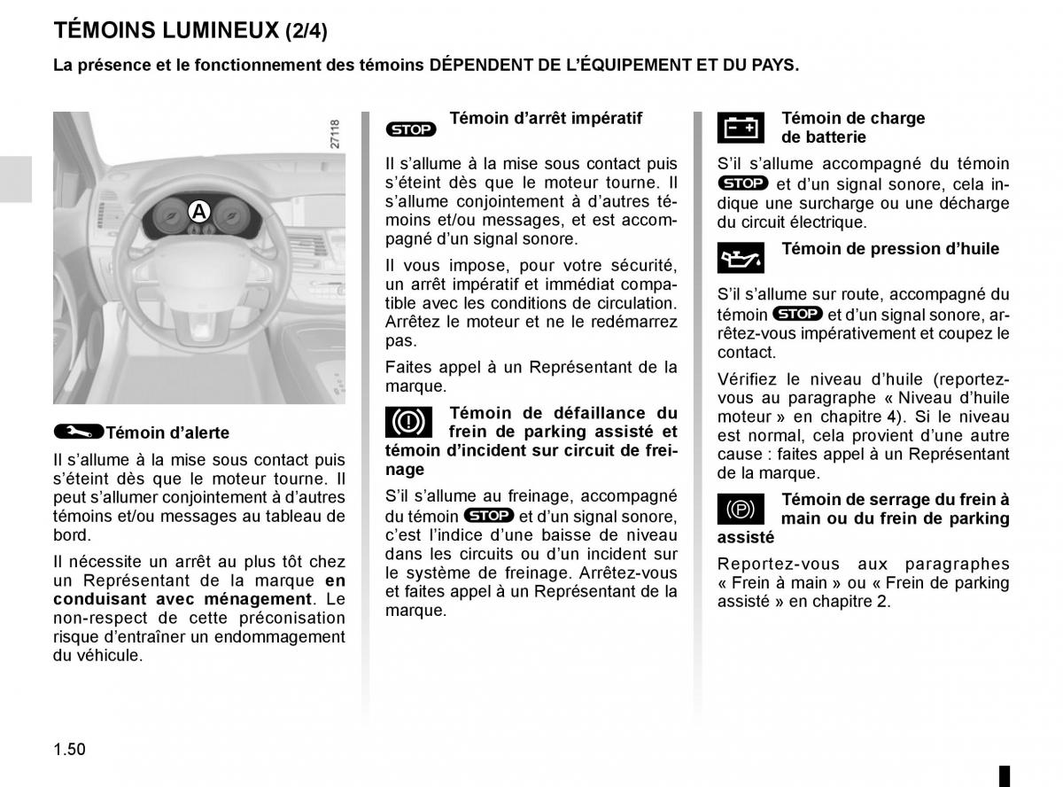 Renault Laguna III 3 manuel du proprietaire / page 56