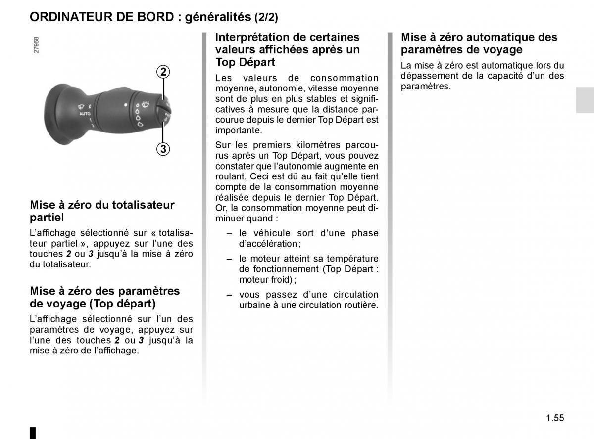 Renault Laguna III 3 manuel du proprietaire / page 61