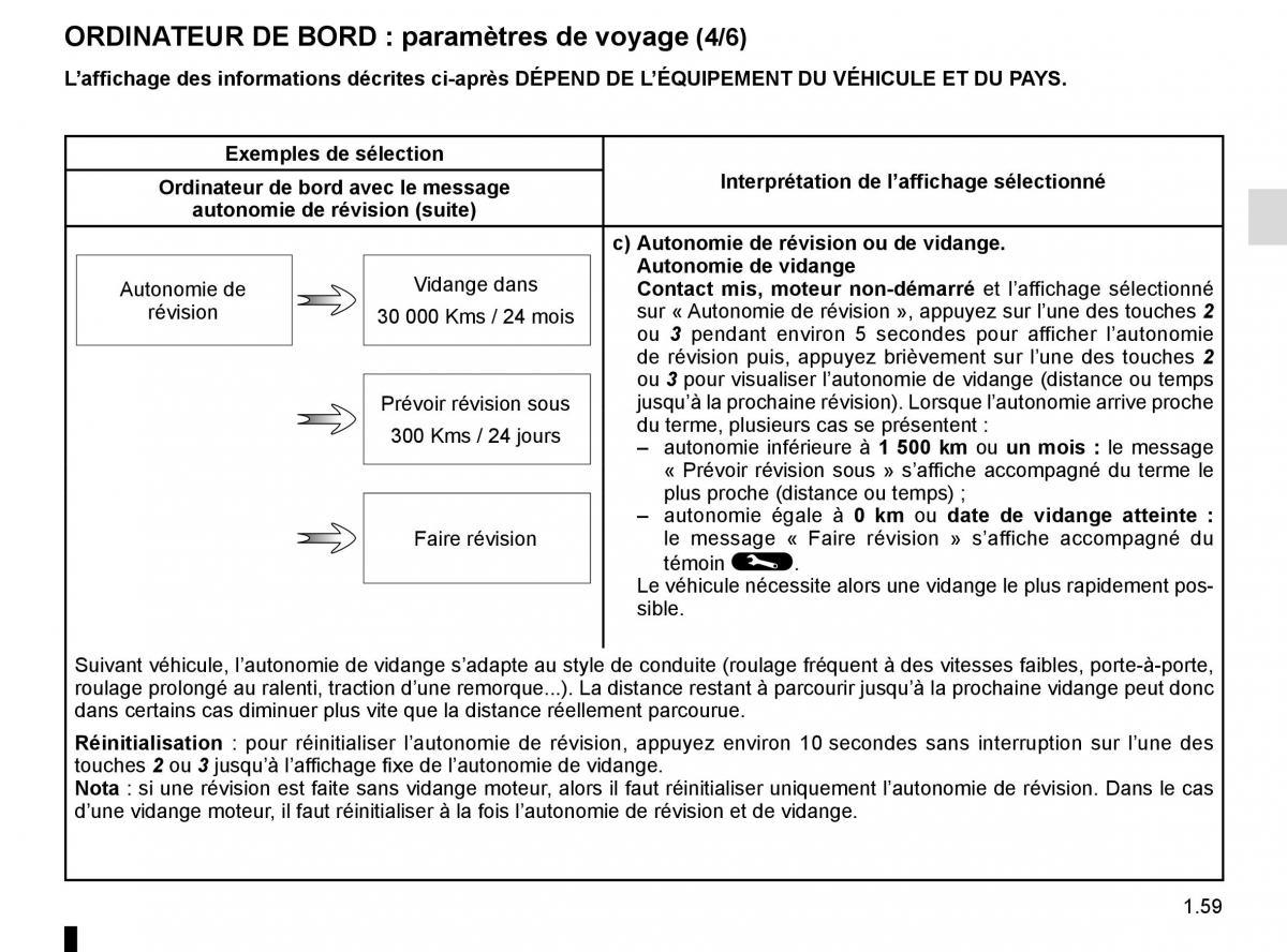 Renault Laguna III 3 manuel du proprietaire / page 65