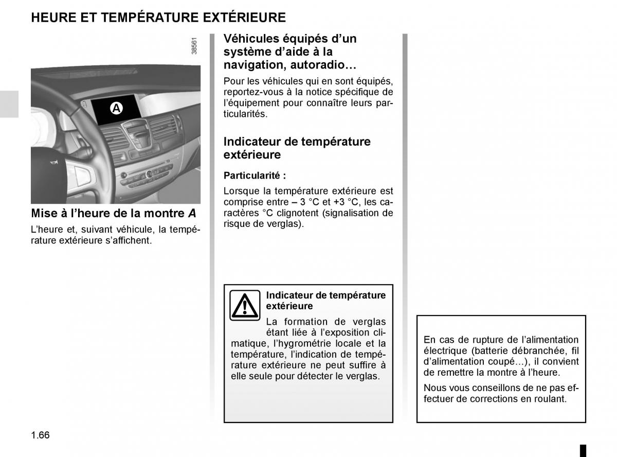 Renault Laguna III 3 manuel du proprietaire / page 72