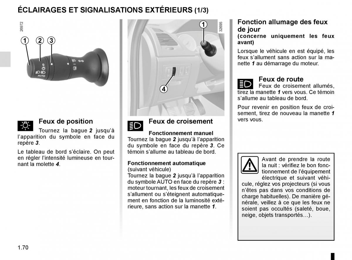 Renault Laguna III 3 manuel du proprietaire / page 76