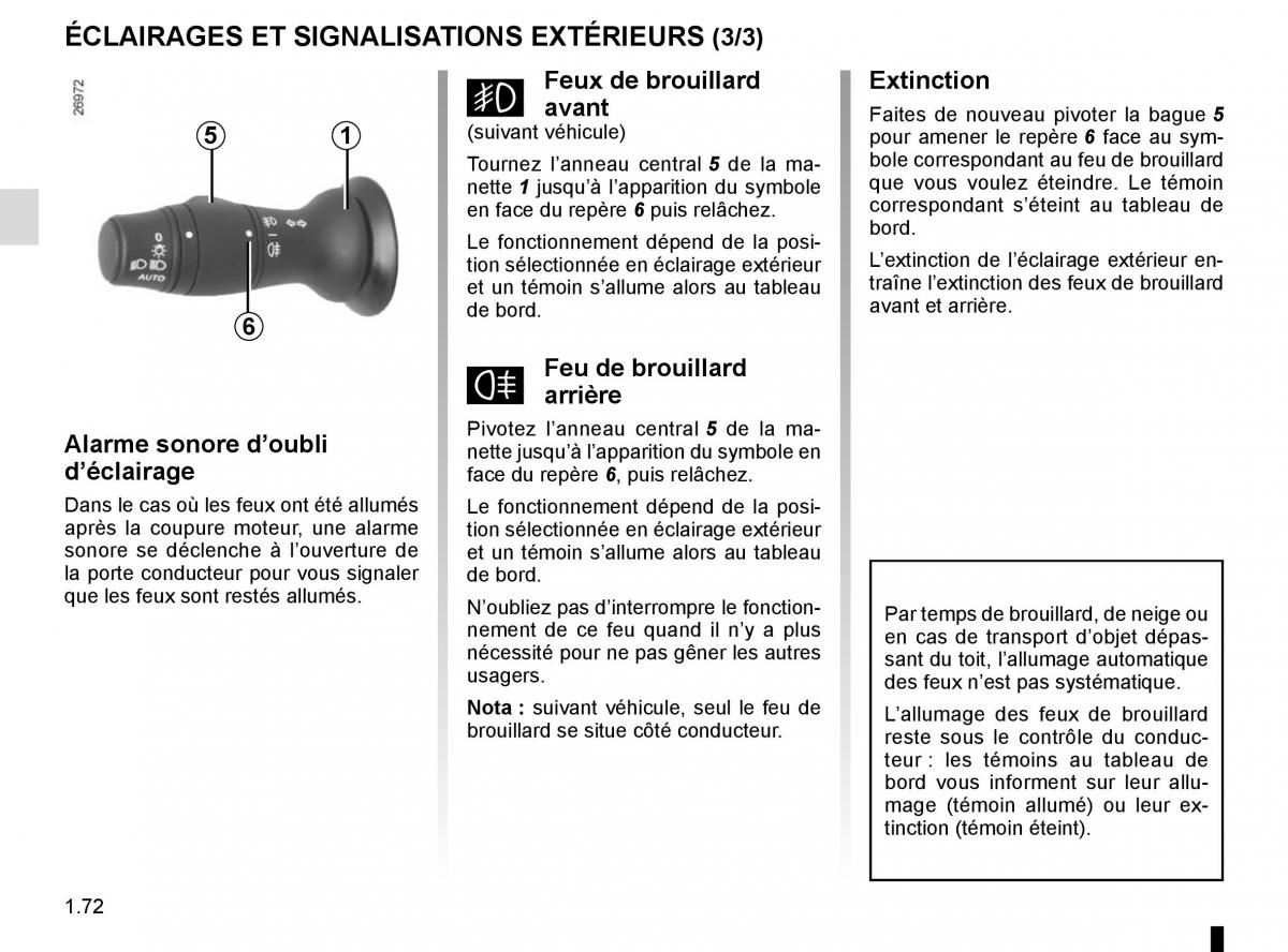 Renault Laguna III 3 manuel du proprietaire / page 78