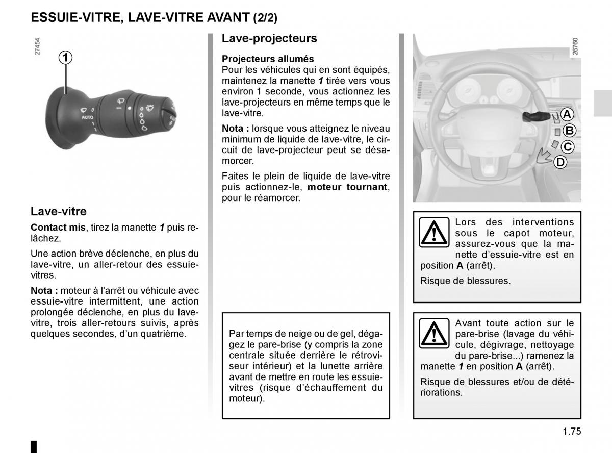 Renault Laguna III 3 manuel du proprietaire / page 81