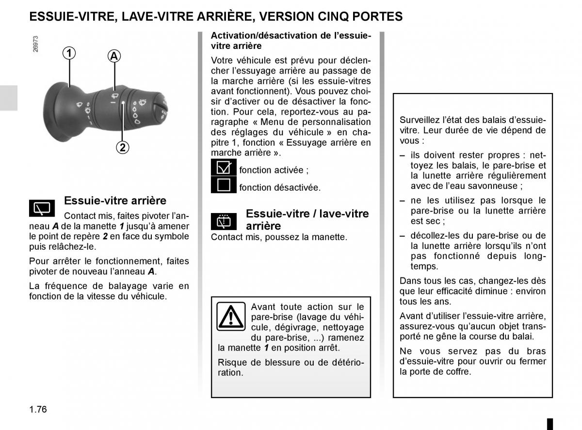 Renault Laguna III 3 manuel du proprietaire / page 82