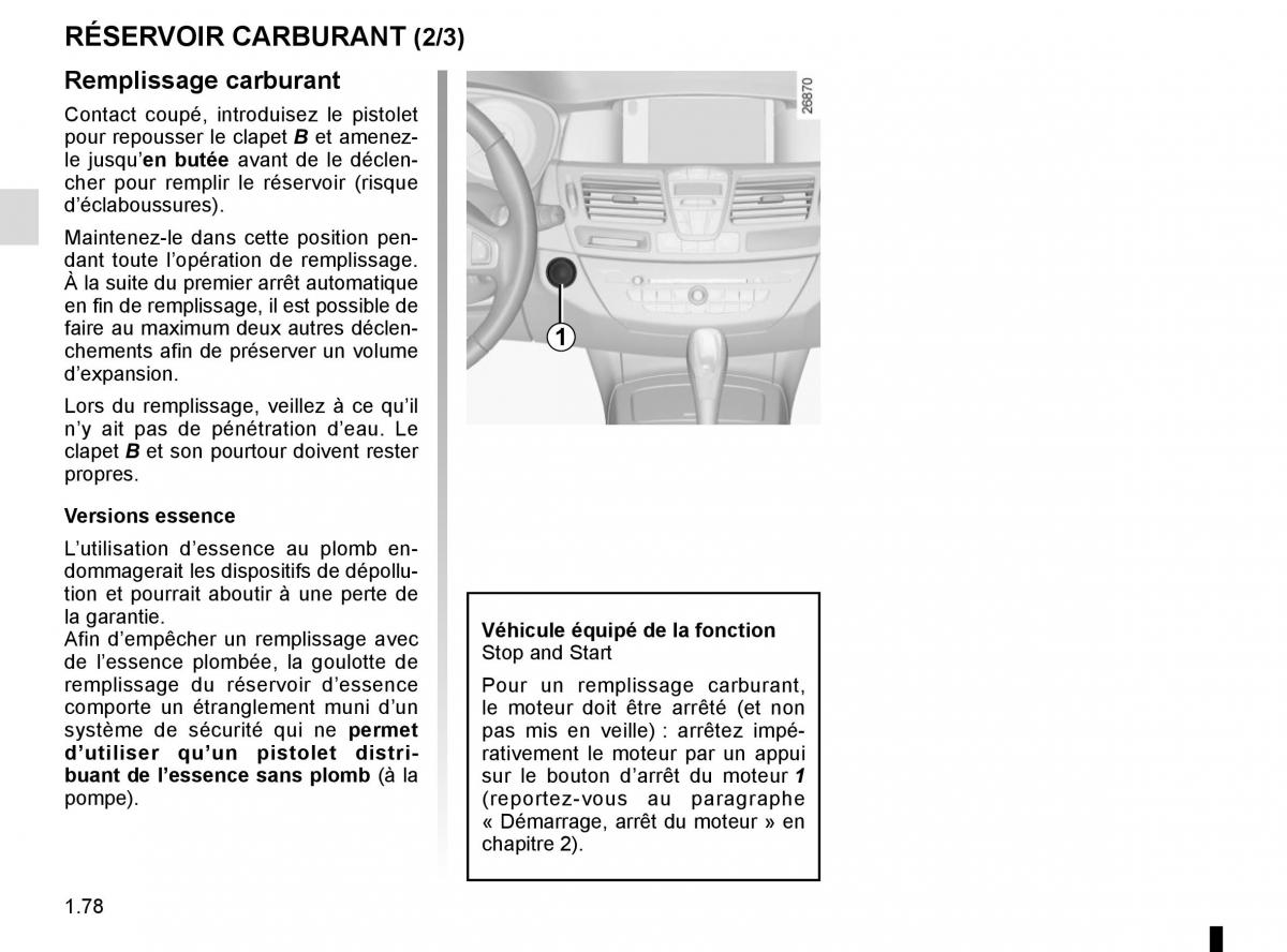 Renault Laguna III 3 manuel du proprietaire / page 84