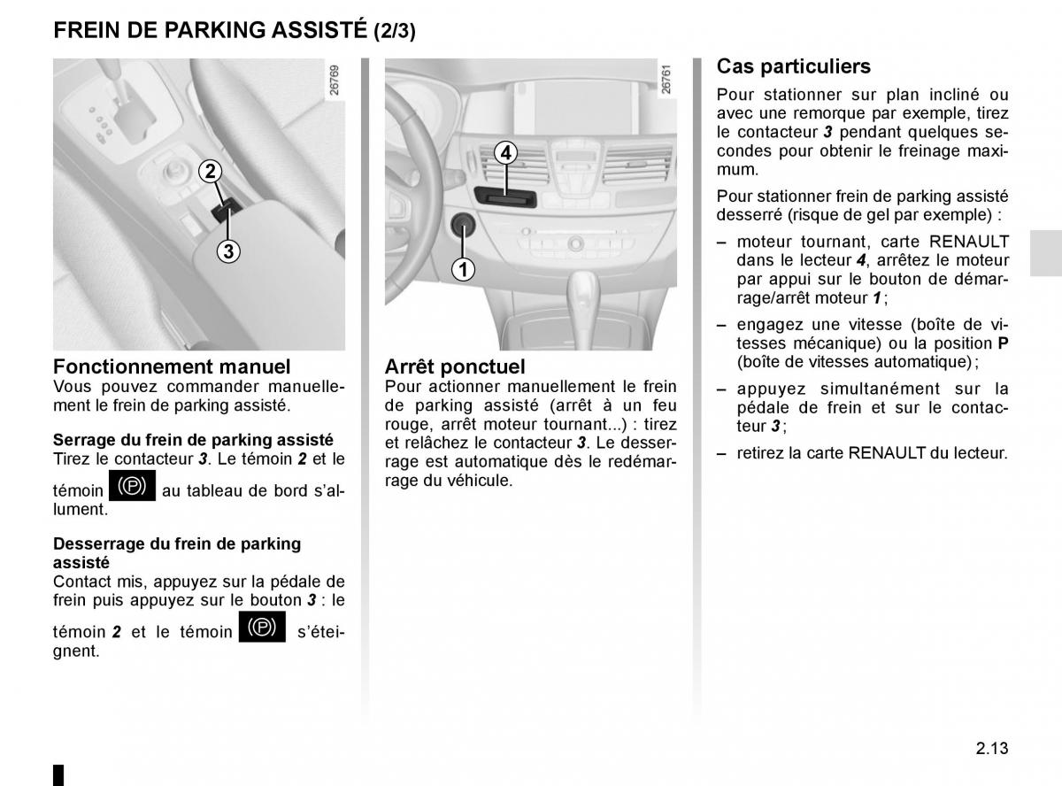 Renault Laguna III 3 manuel du proprietaire / page 99