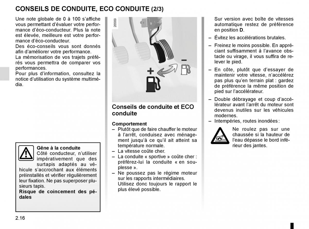 Renault Laguna III 3 manuel du proprietaire / page 102