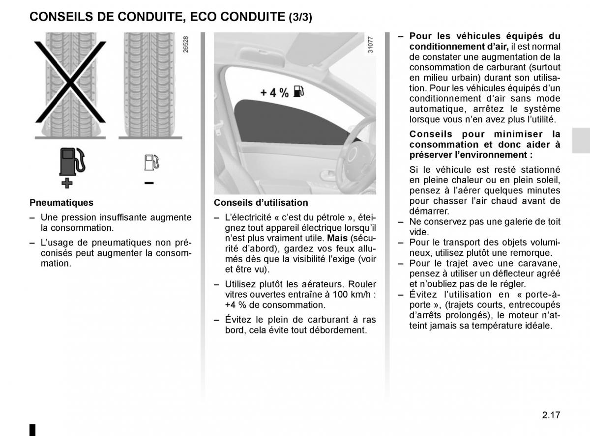 Renault Laguna III 3 manuel du proprietaire / page 103