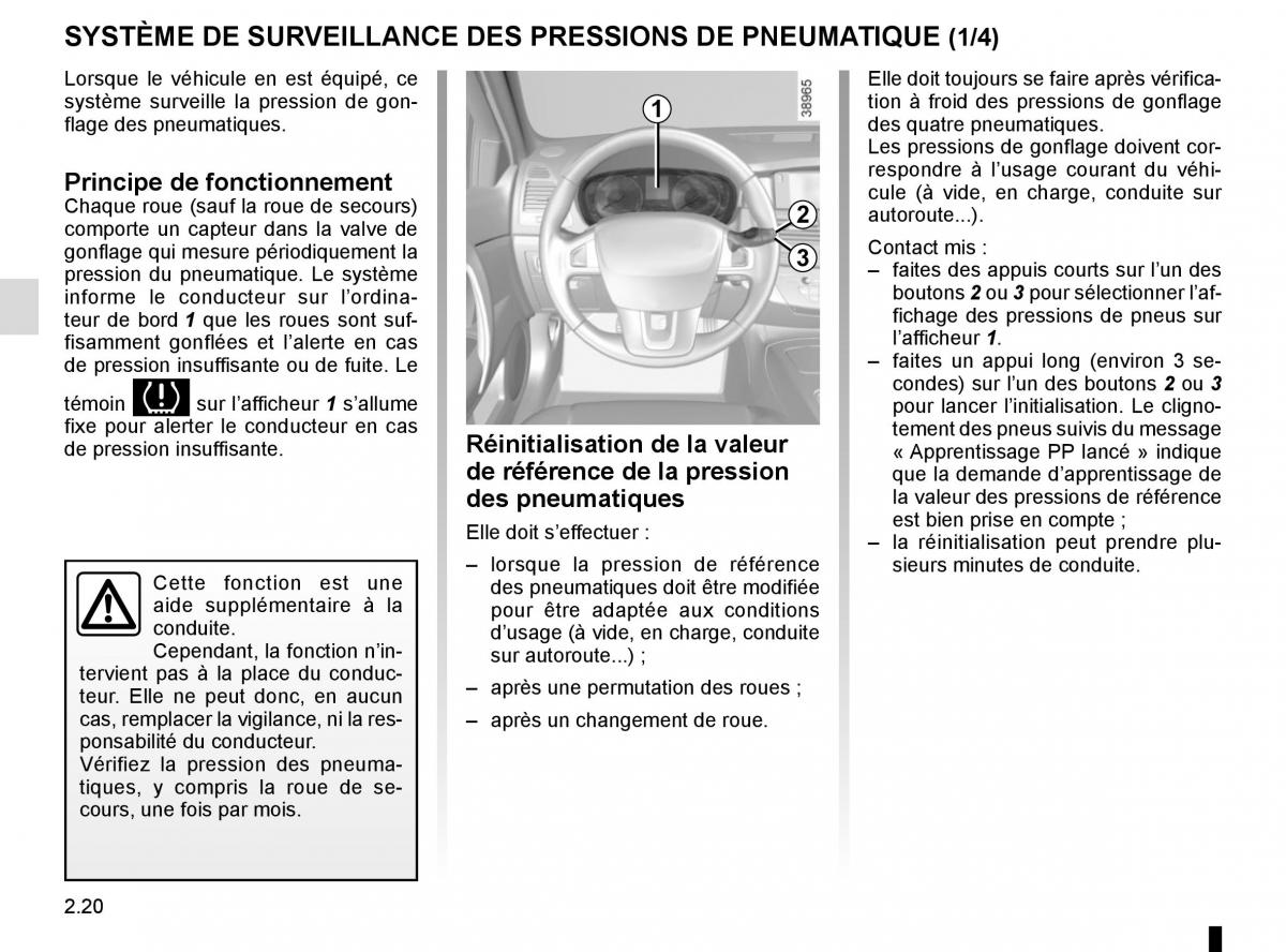 Renault Laguna III 3 manuel du proprietaire / page 106