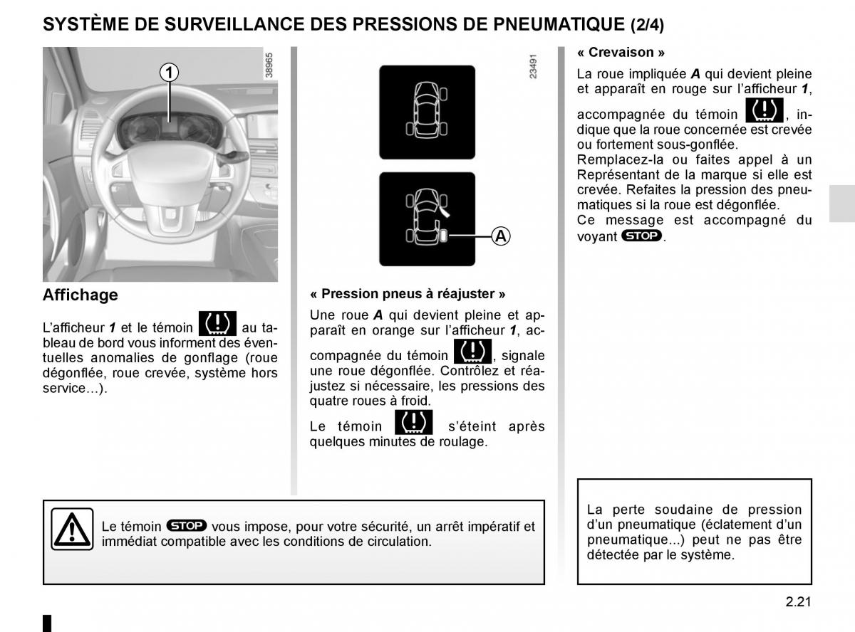 Renault Laguna III 3 manuel du proprietaire / page 107