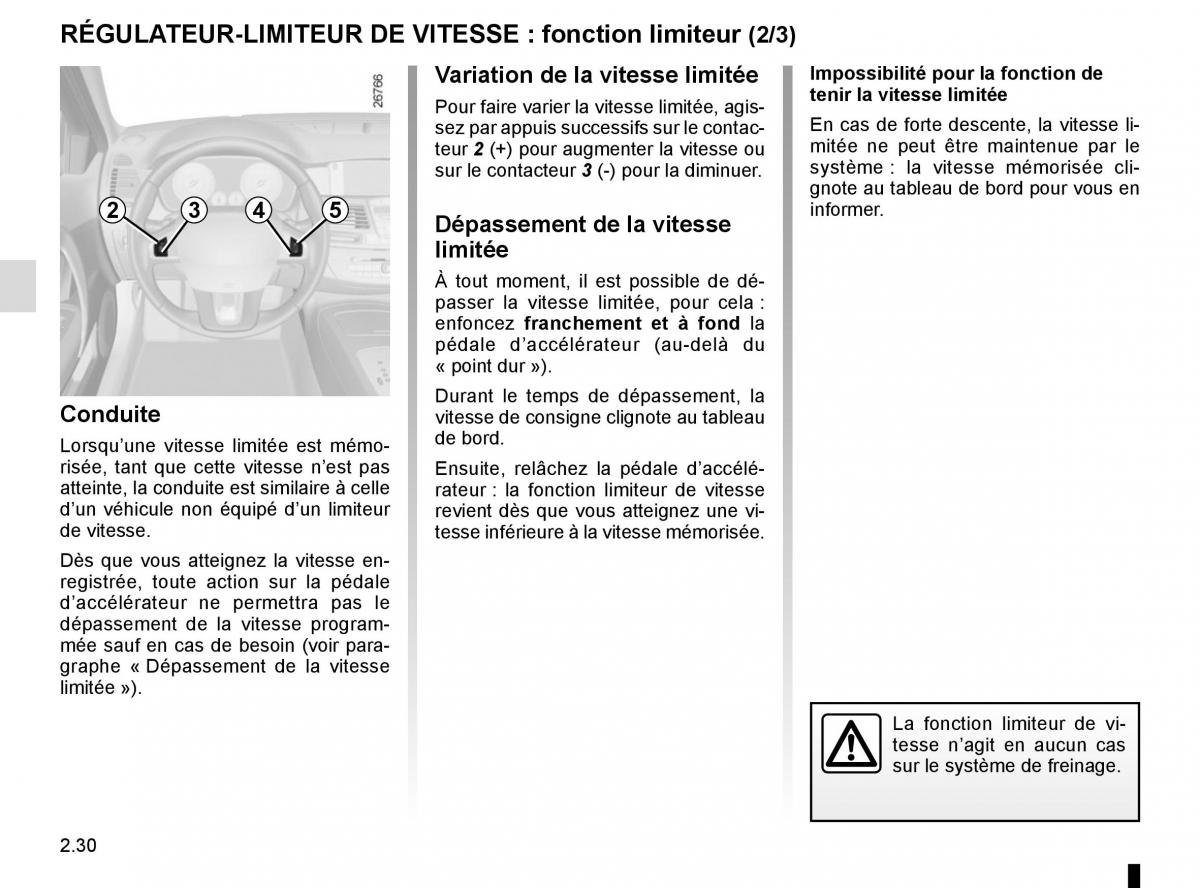 Renault Laguna III 3 manuel du proprietaire / page 116