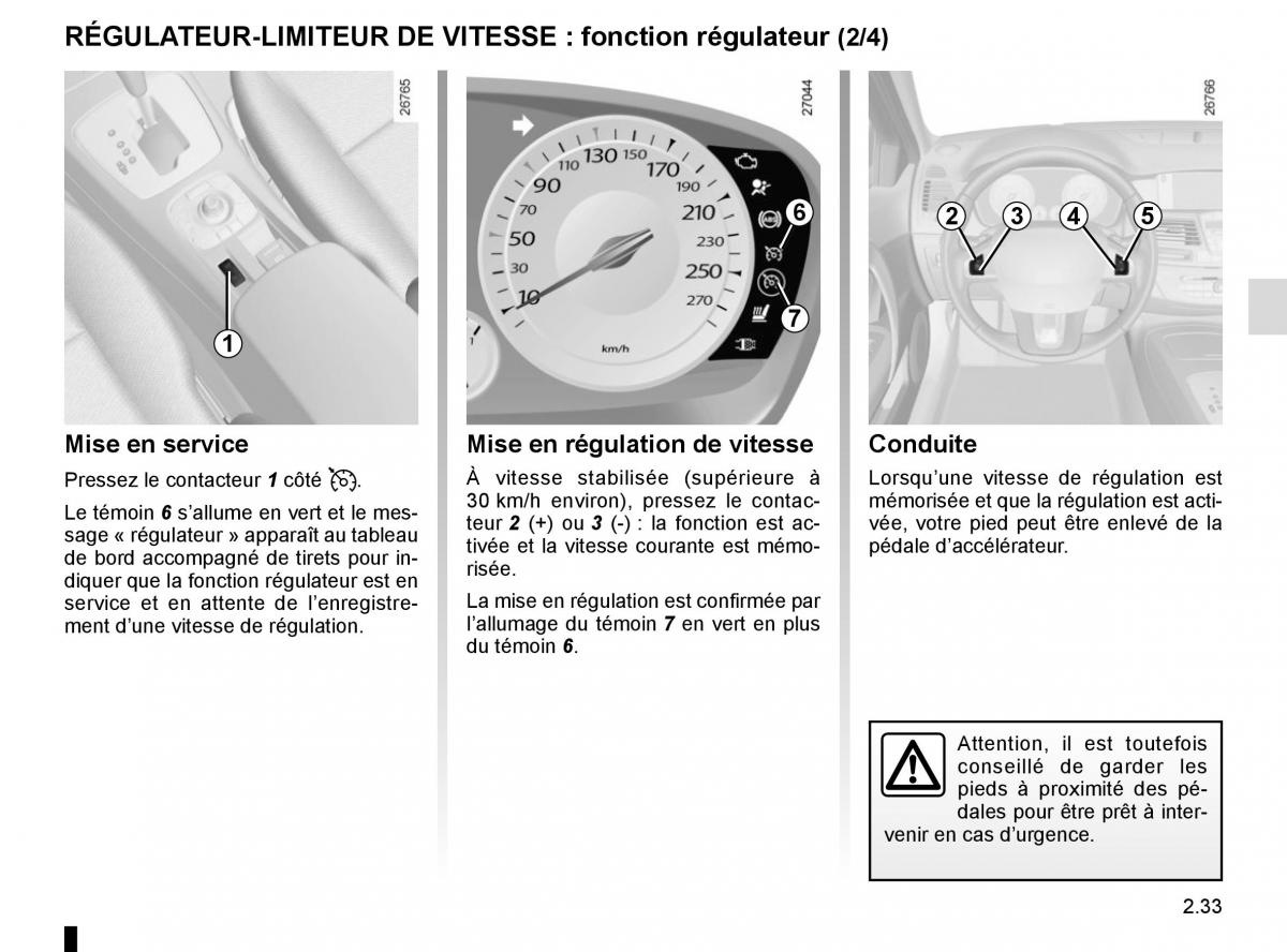 Renault Laguna III 3 manuel du proprietaire / page 119