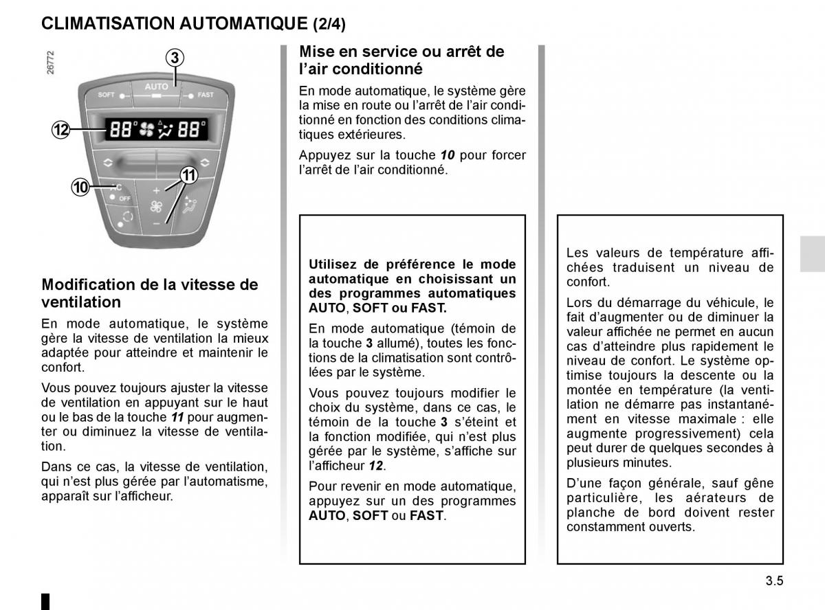 Renault Laguna III 3 manuel du proprietaire / page 133