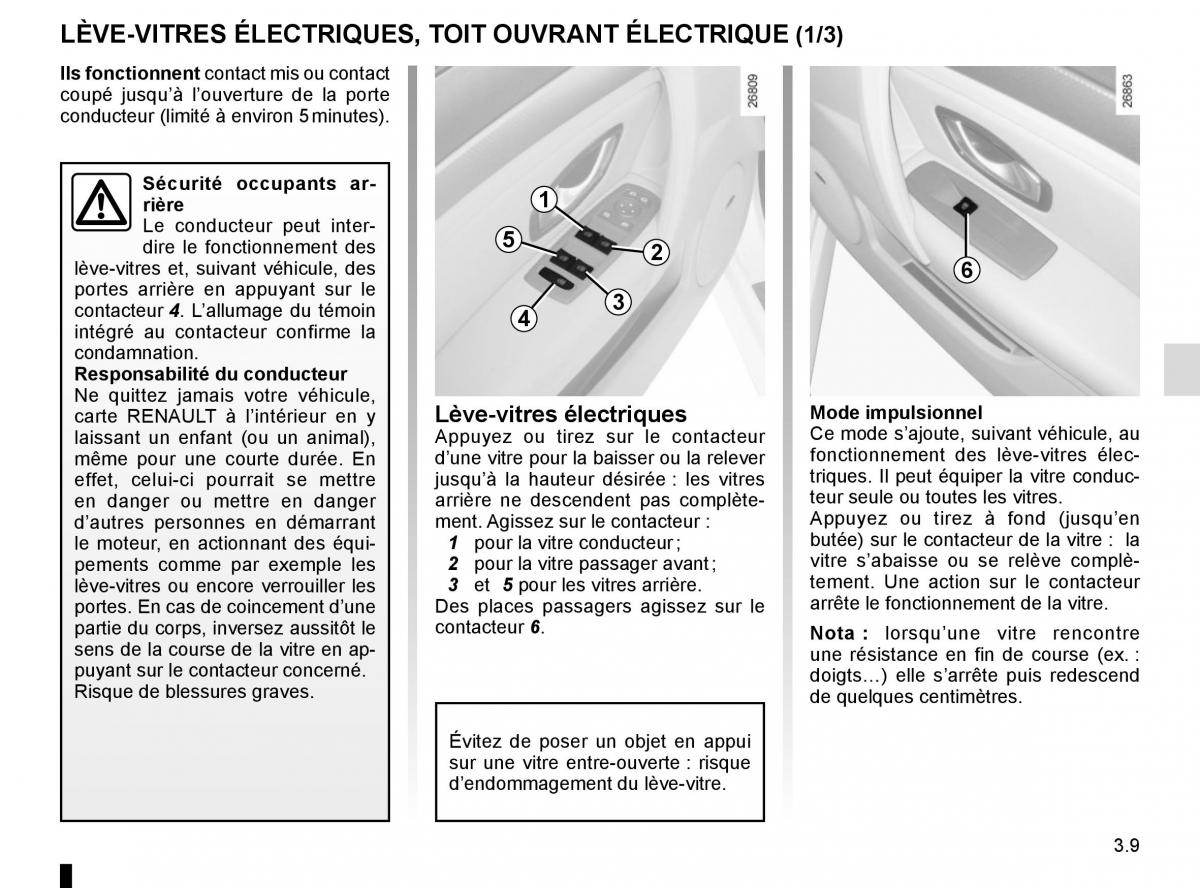 Renault Laguna III 3 manuel du proprietaire / page 137