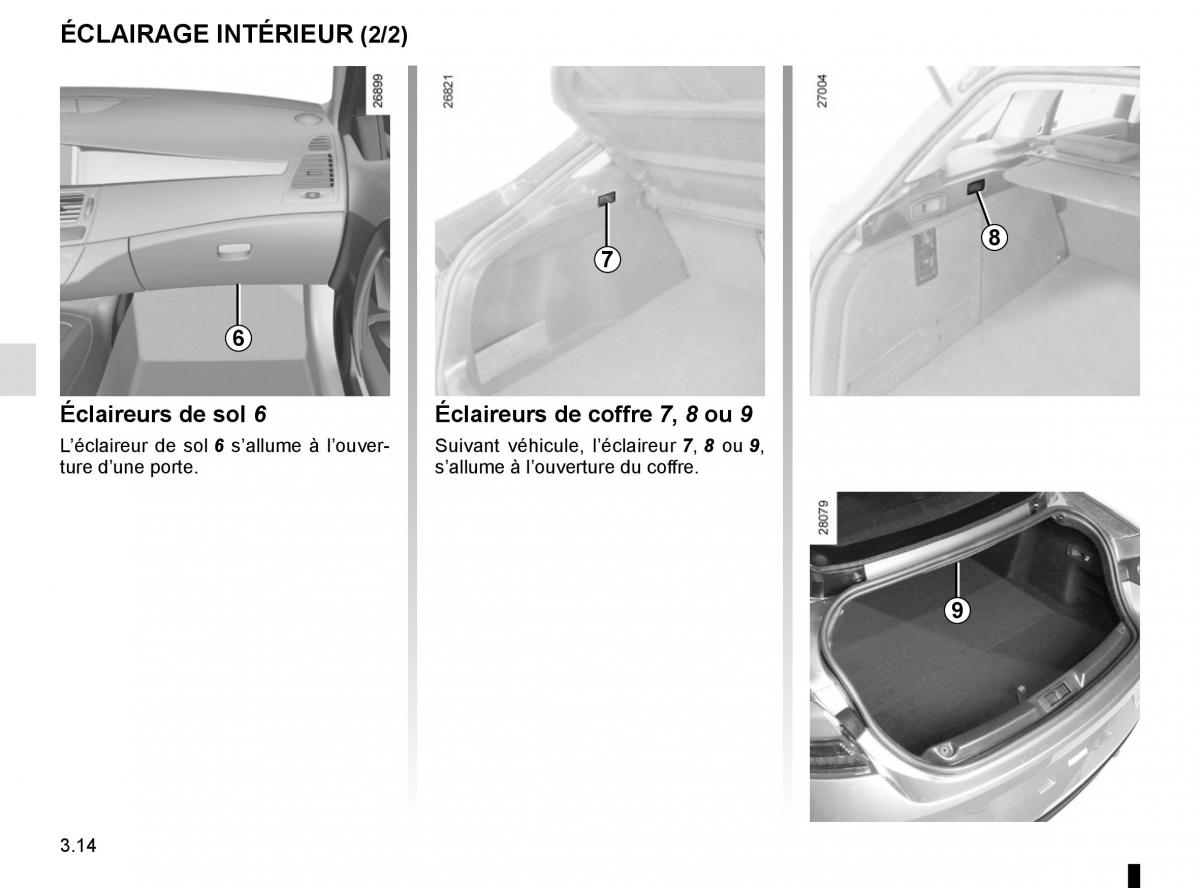 Renault Laguna III 3 manuel du proprietaire / page 142