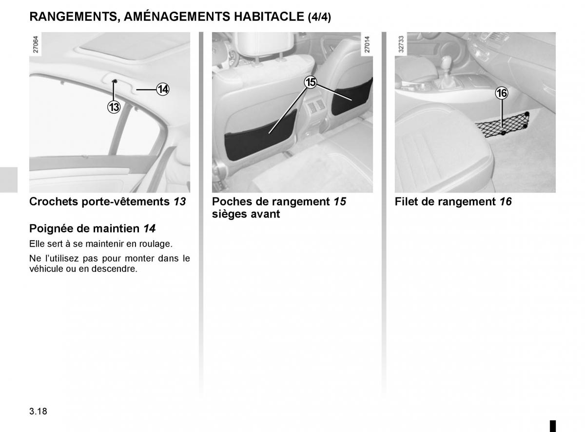 Renault Laguna III 3 manuel du proprietaire / page 146