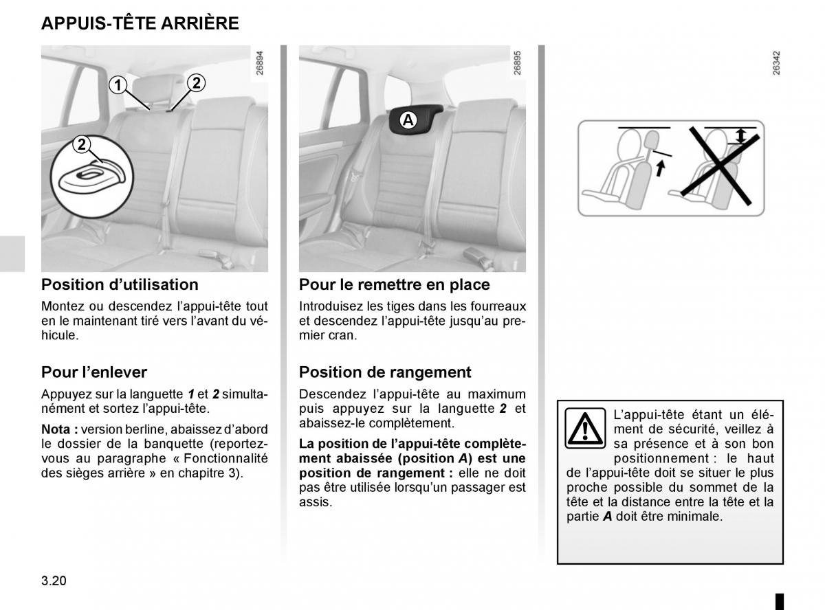 Renault Laguna III 3 manuel du proprietaire / page 148