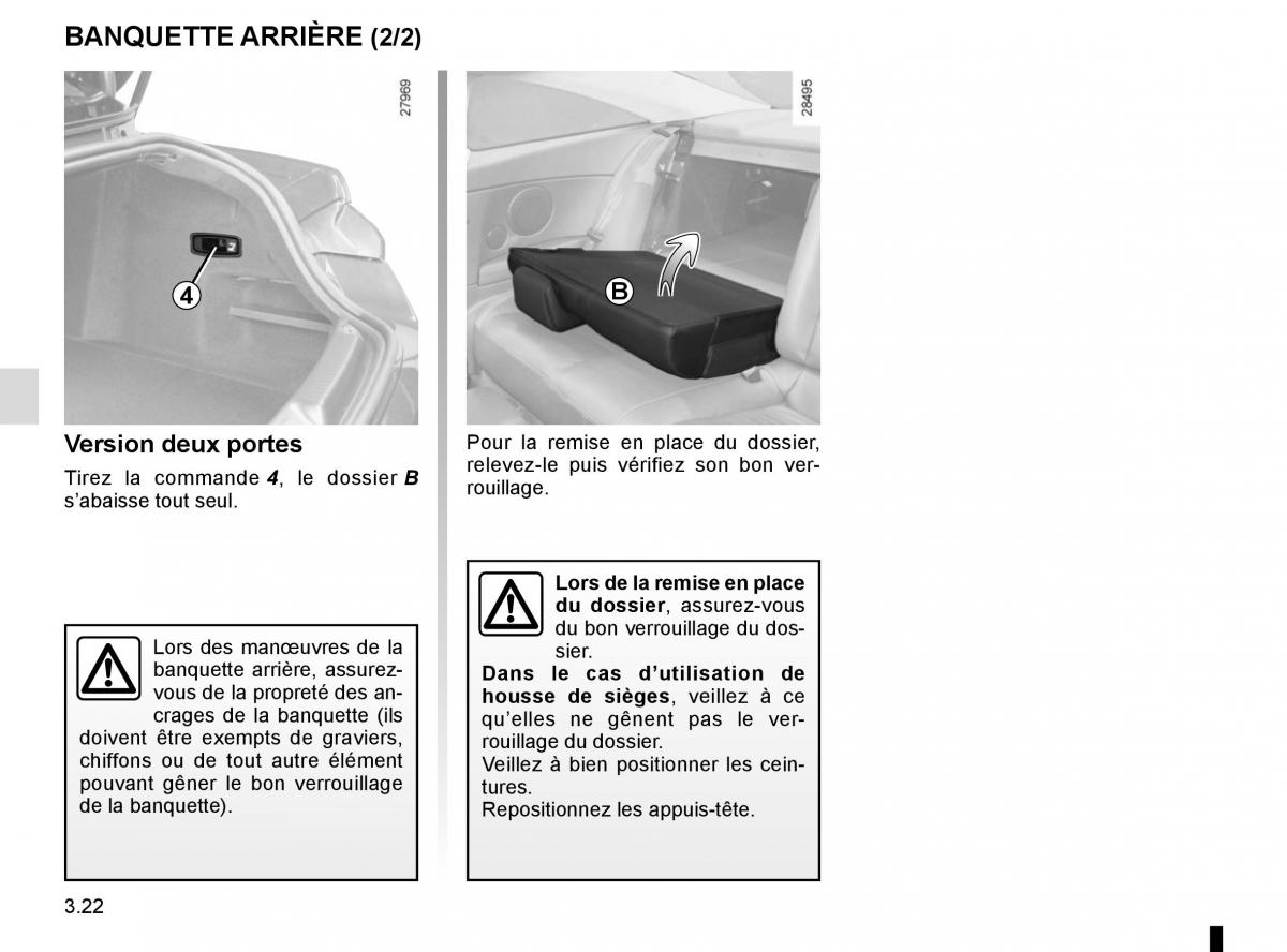 Renault Laguna III 3 manuel du proprietaire / page 150