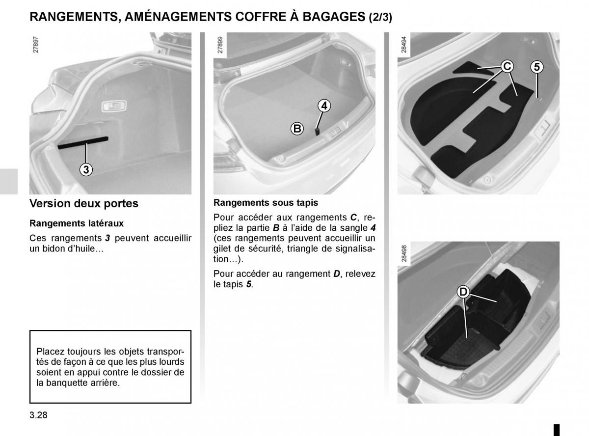 Renault Laguna III 3 manuel du proprietaire / page 156