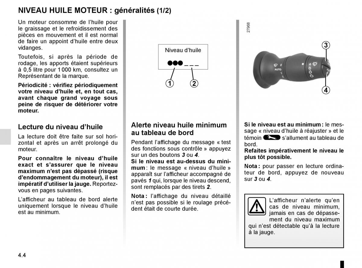 Renault Laguna III 3 manuel du proprietaire / page 168