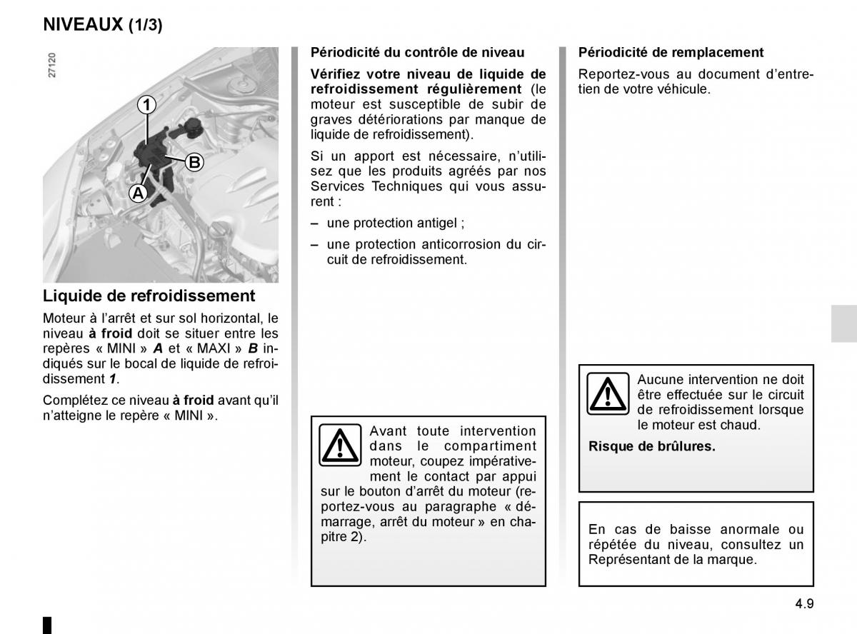 Renault Laguna III 3 manuel du proprietaire / page 173