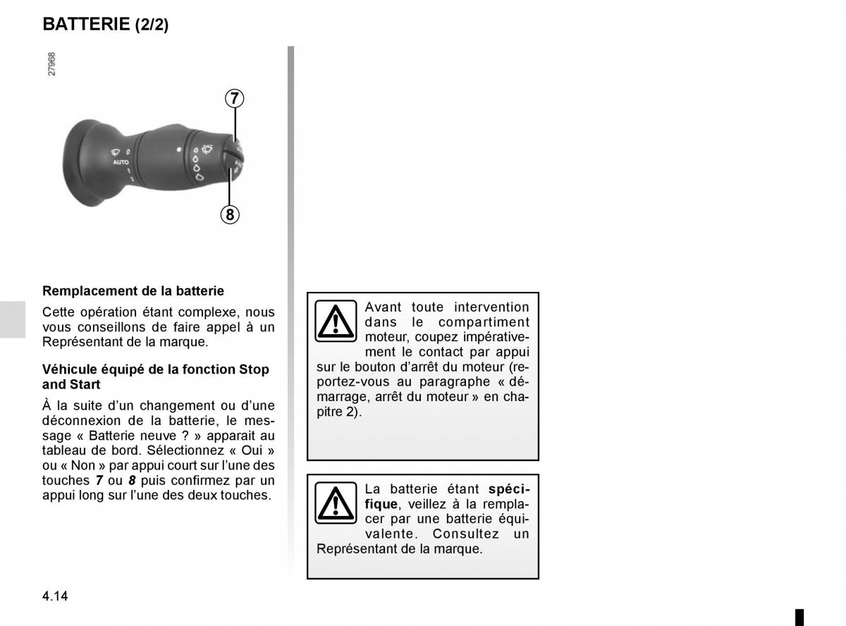 Renault Laguna III 3 manuel du proprietaire / page 178